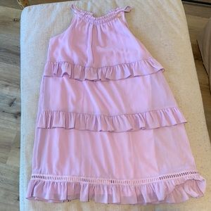 Lavender Ruffle Dress